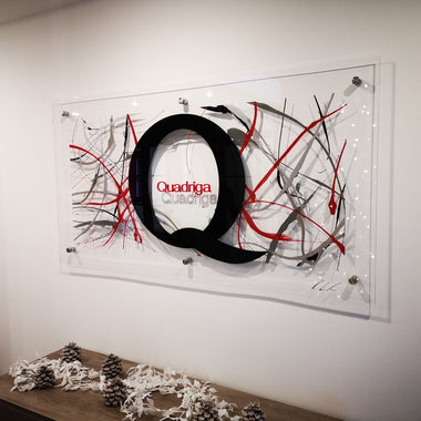 Corporate Wall Art (Customise with Logo and colours)