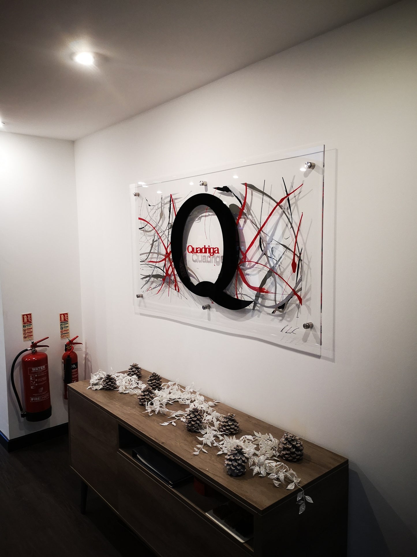 Corporate Wall Art (Customise with Logo and colours)