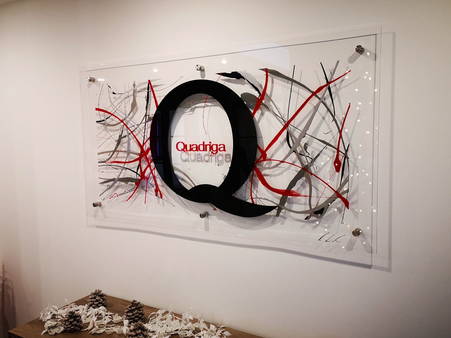 Corporate Wall Art (Customise with Logo and colours)