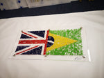 Flag wall art (customisable)
