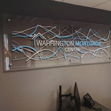 Corporate Wall Art (Customise with Logo and colours)