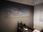 Corporate Wall Art (Customise with Logo and colours)