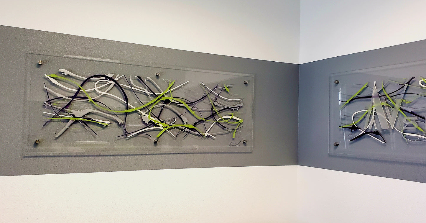 Corporate Wall Art (Customise with Logo and colours)