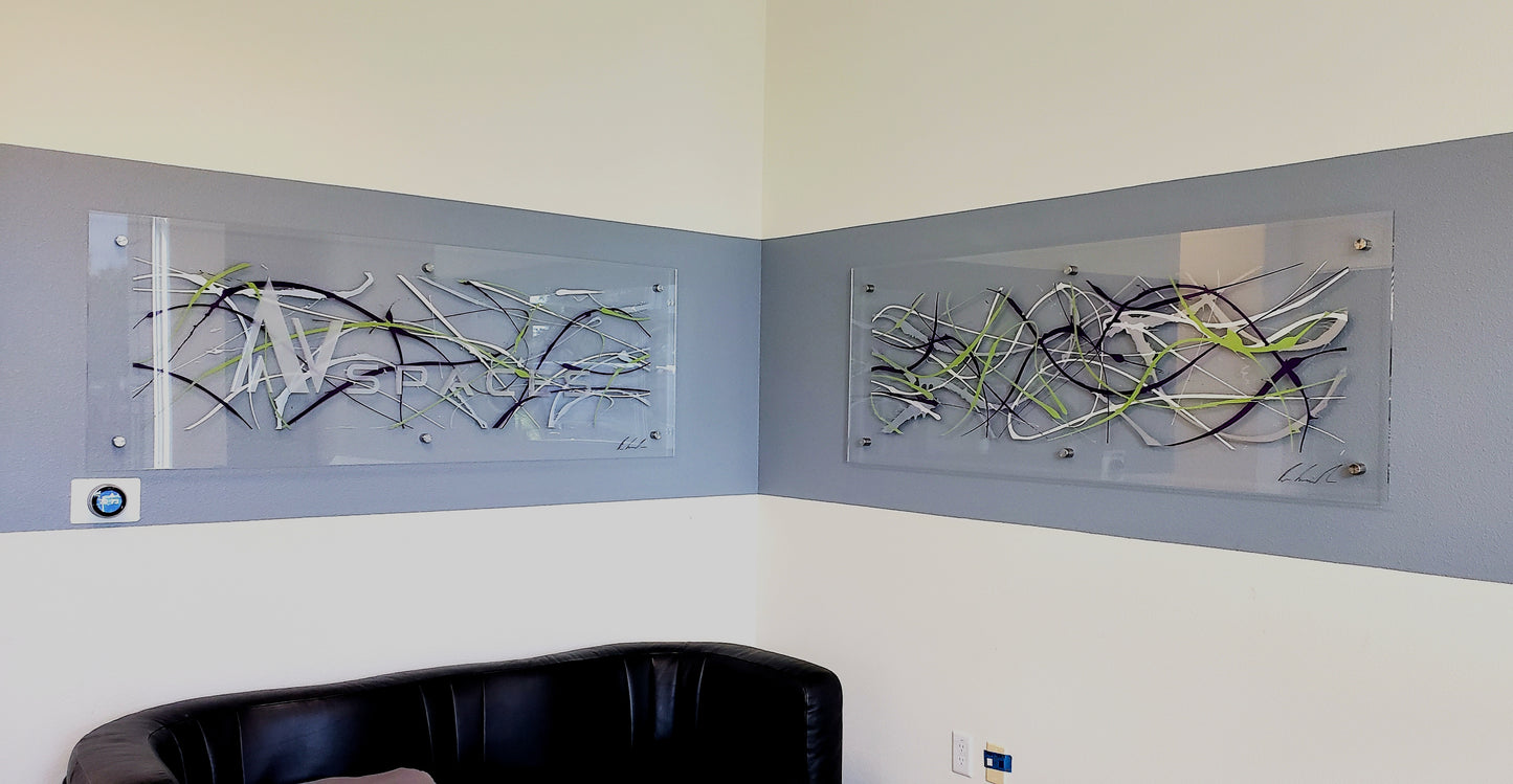 Corporate Wall Art (Customise with Logo and colours)