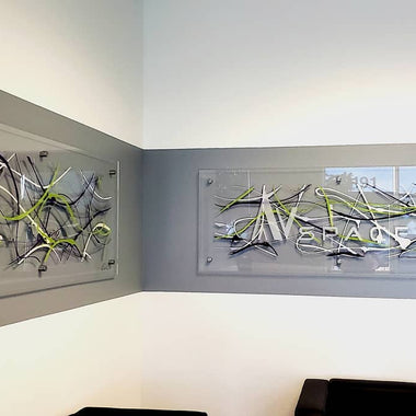 Corporate Wall Art (Customise with Logo and colours)