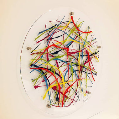 Multi Coloured Circular Art