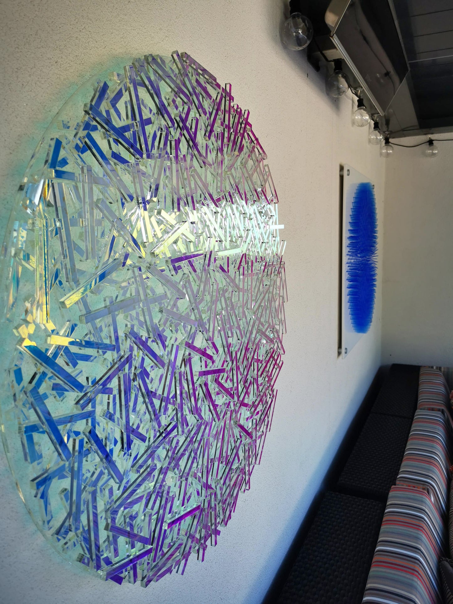 Iridescent Circular artwork (Blaze)