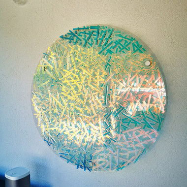Iridescent Circular artwork (Blaze)