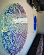 Iridescent Circular artwork (Blaze)