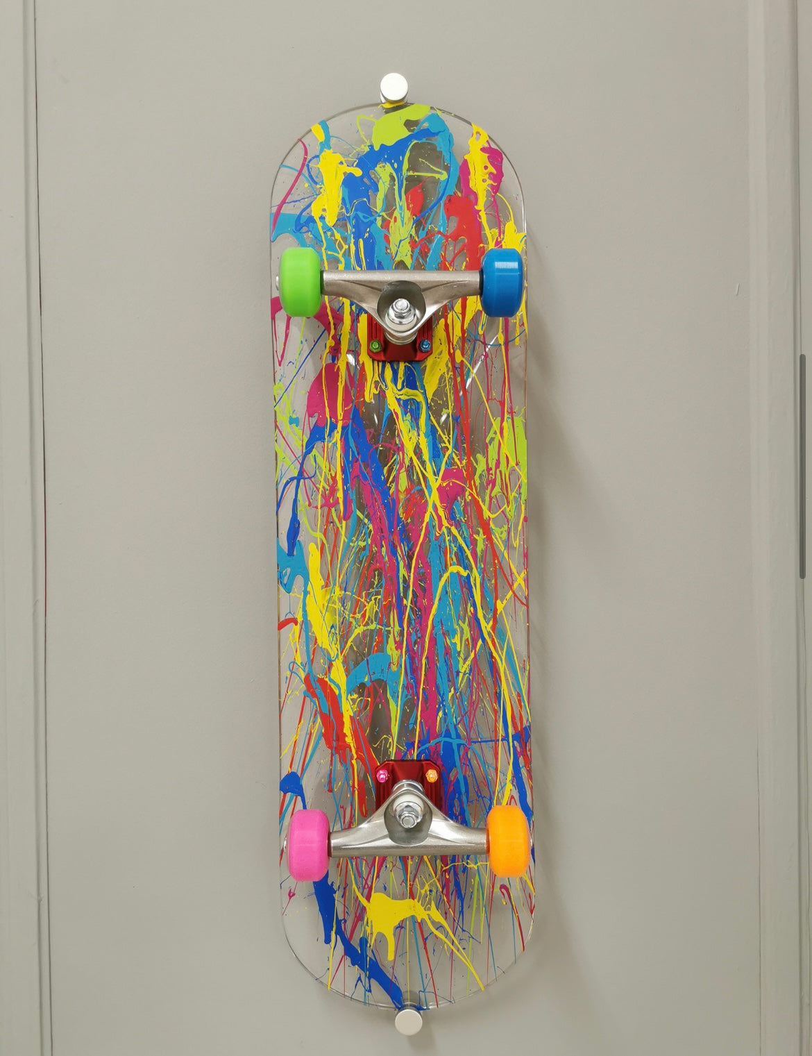 Colourful Skateboard Art