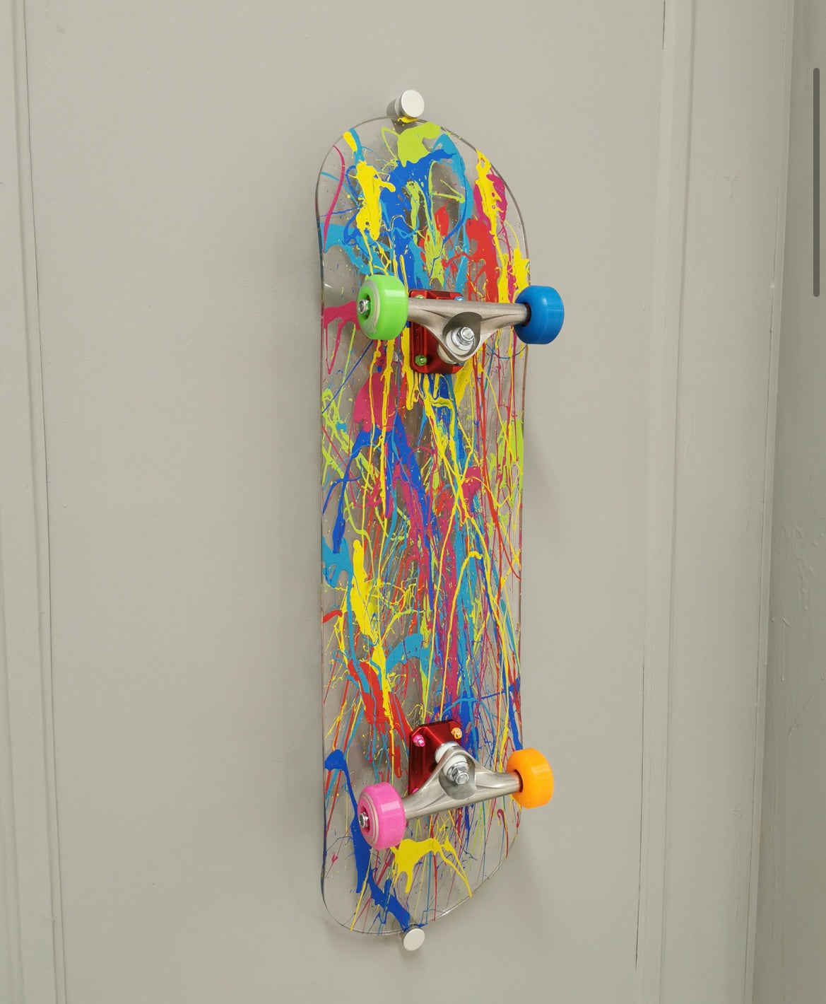 Colourful Skateboard Art