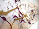 Gold and Purple wall Art