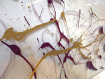 Gold and Purple wall Art