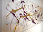 Gold and Purple wall Art