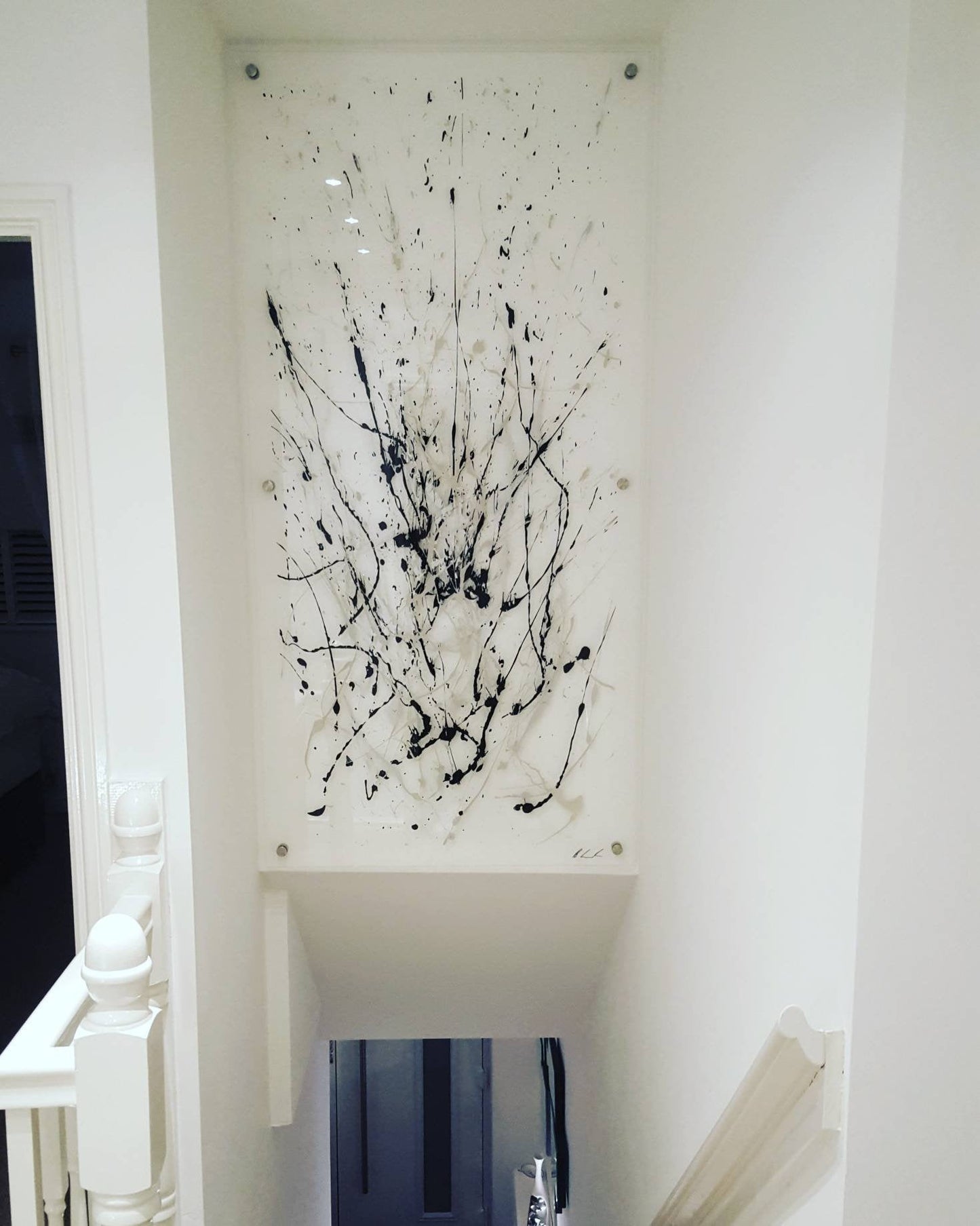 Black, Silver and White Wall Art