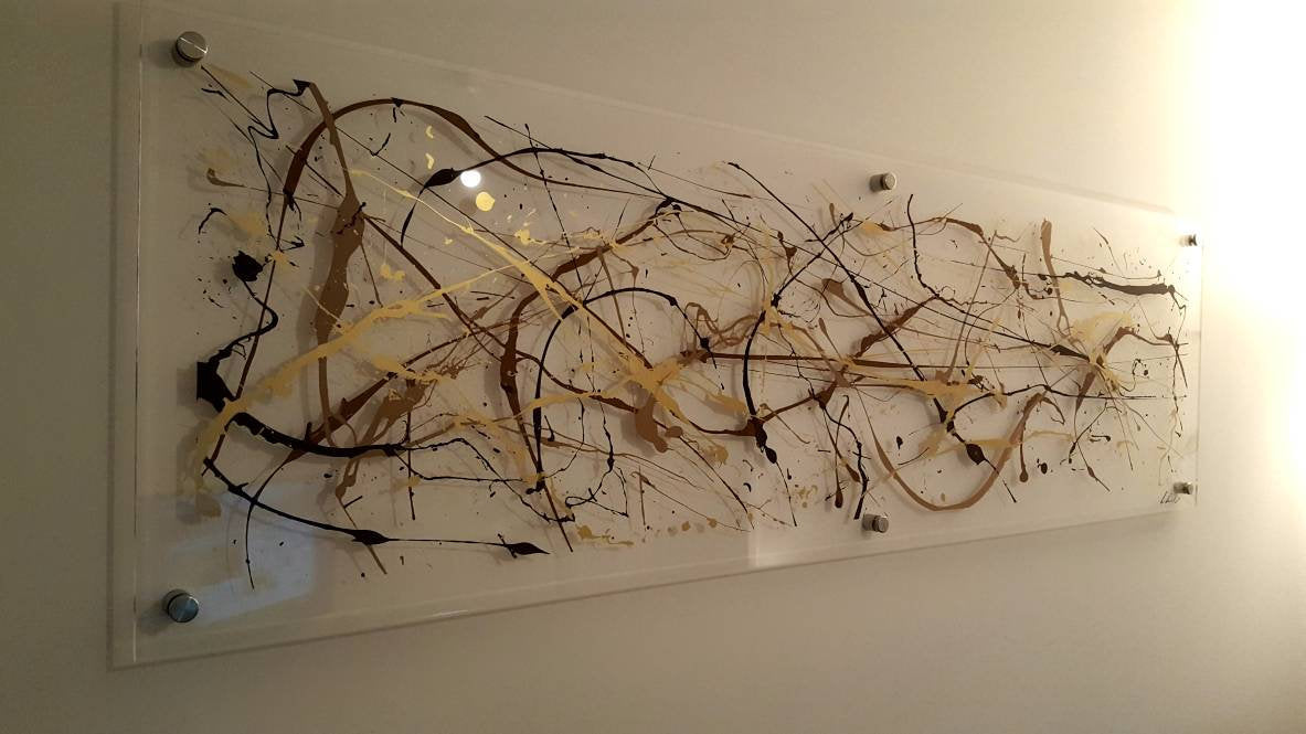 Gold & brown themed art