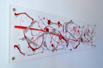 Red and Silver Extra Large wall art
