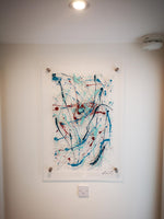 Water themed modern wall art