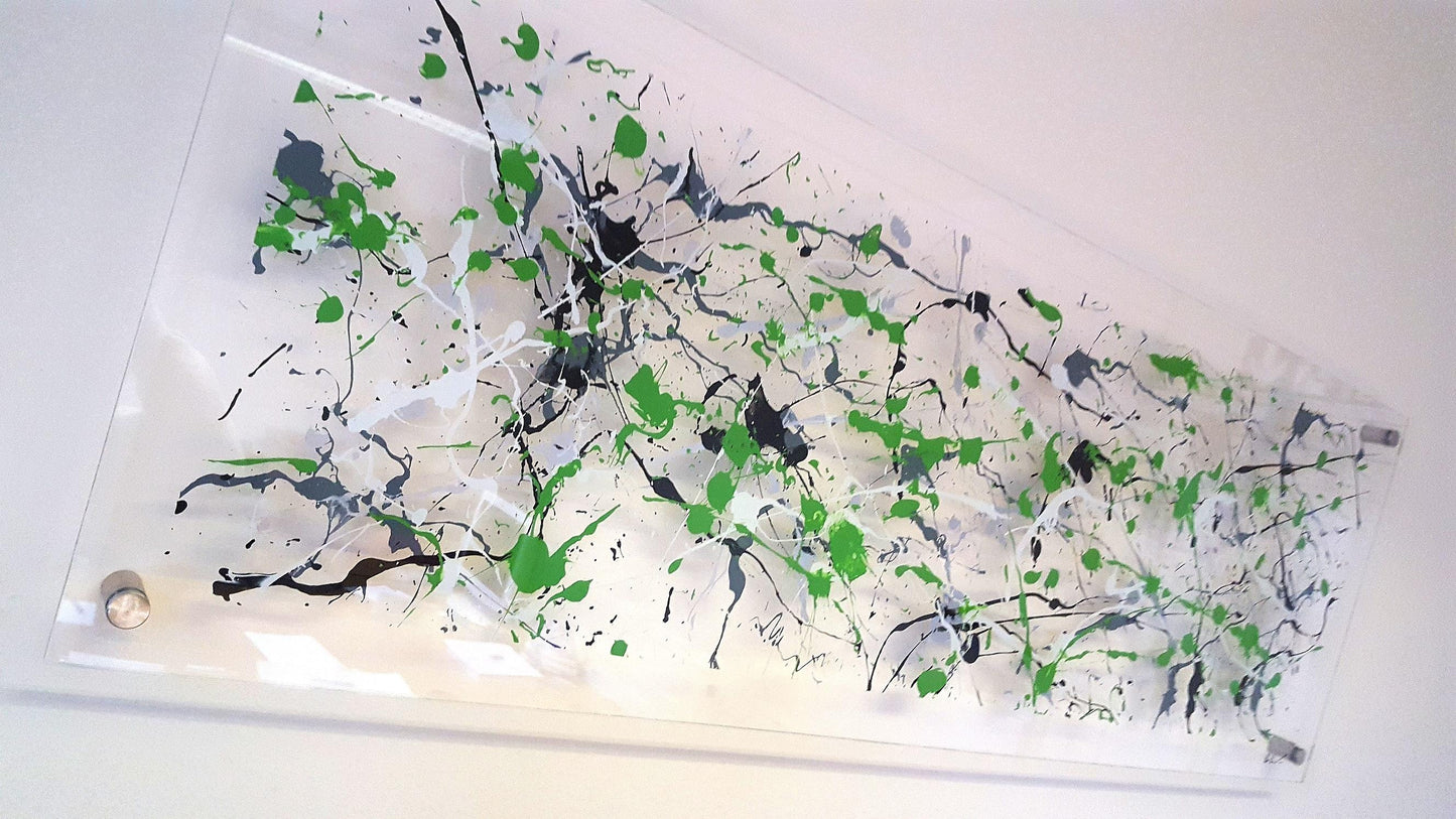 Bright Green Modern Wall Art