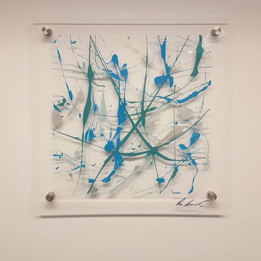 Blue Square Wall Art