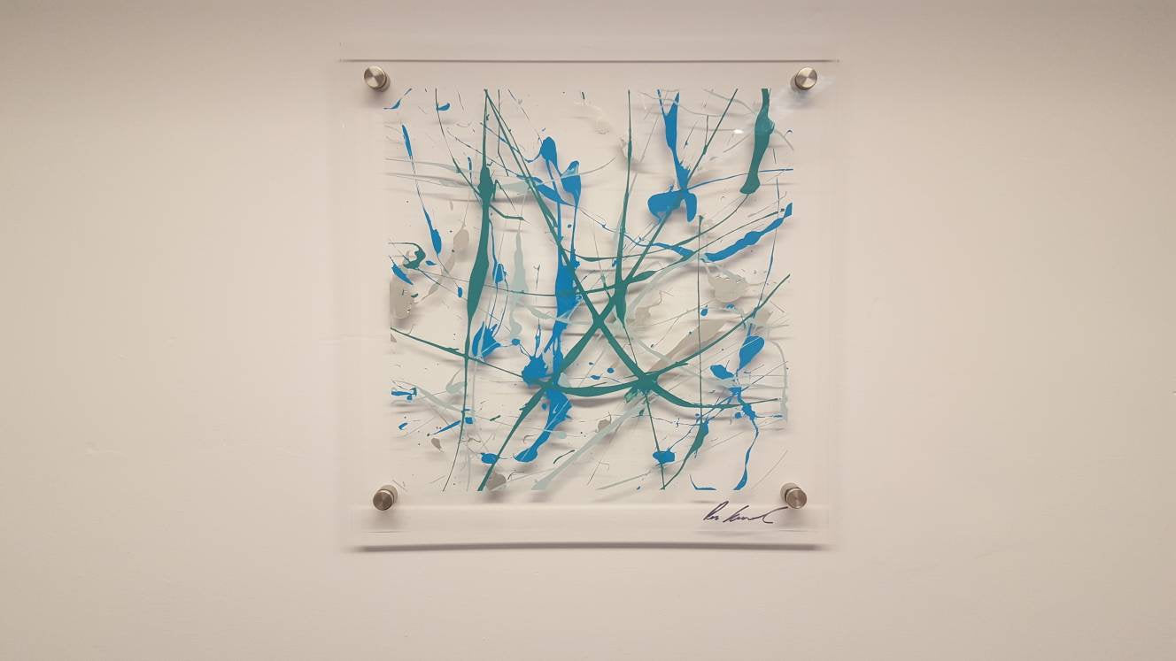 Blue Square Wall Art