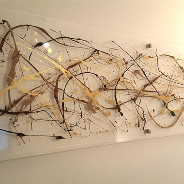 Gold & brown themed art