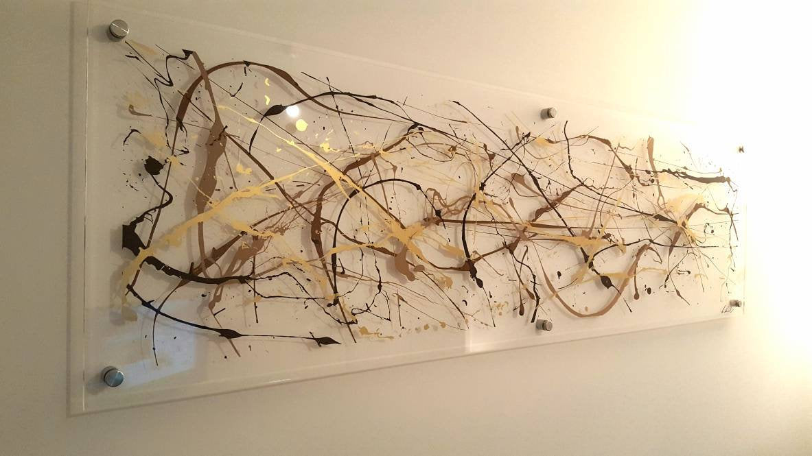 Gold & brown themed art