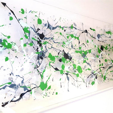 Bright Green Modern Wall Art