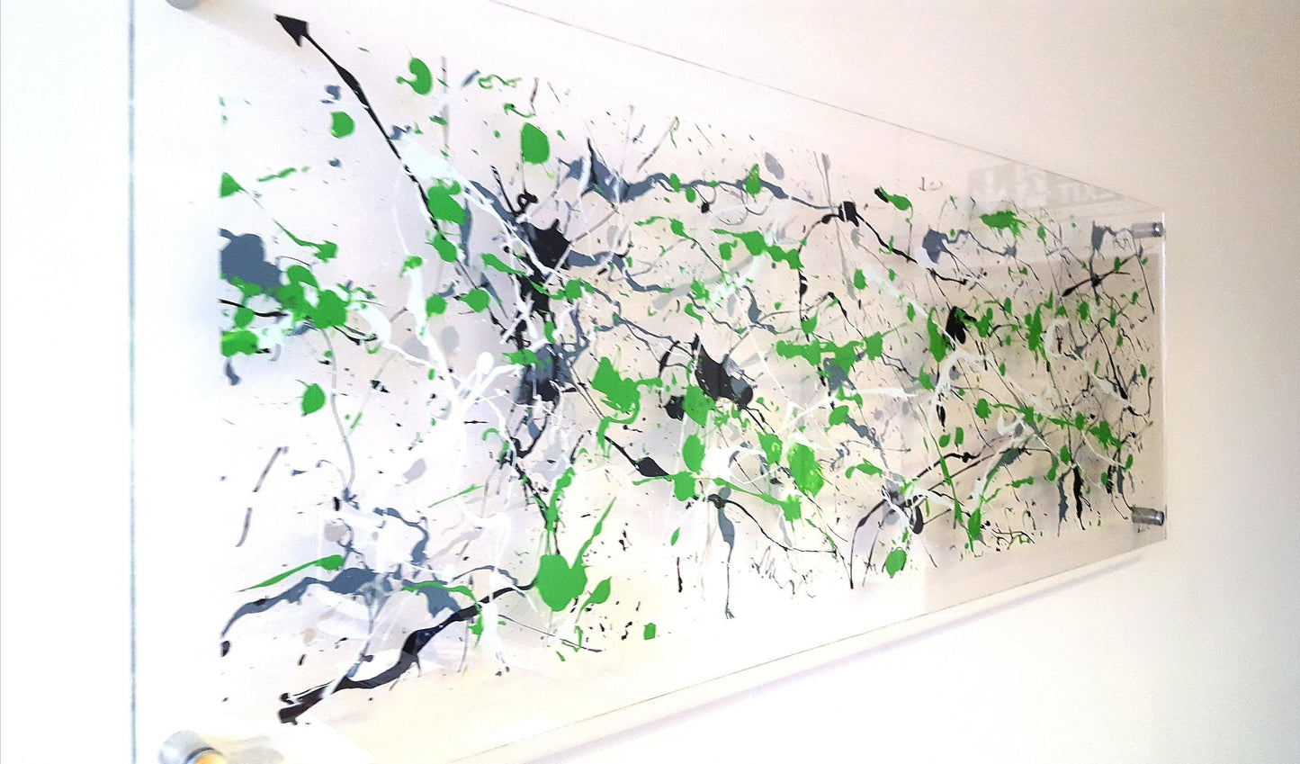 Bright Green Modern Wall Art