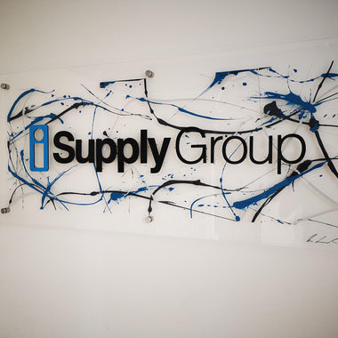 Corporate Office Wall Art (Customise with Logo and colours)