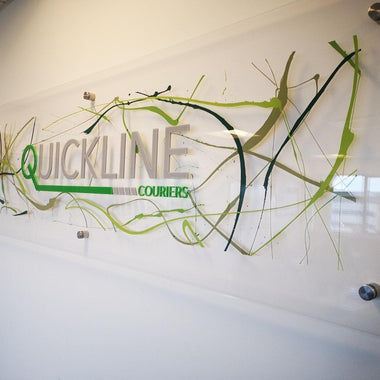 Corporate office artwork (Customise with company logo and colours)