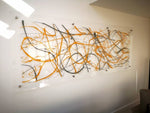 Mustard and Grey Wall Art