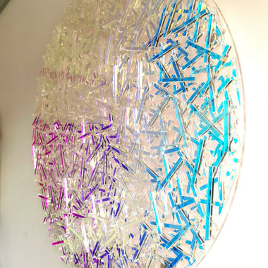 Iridescent Circular Wall Art