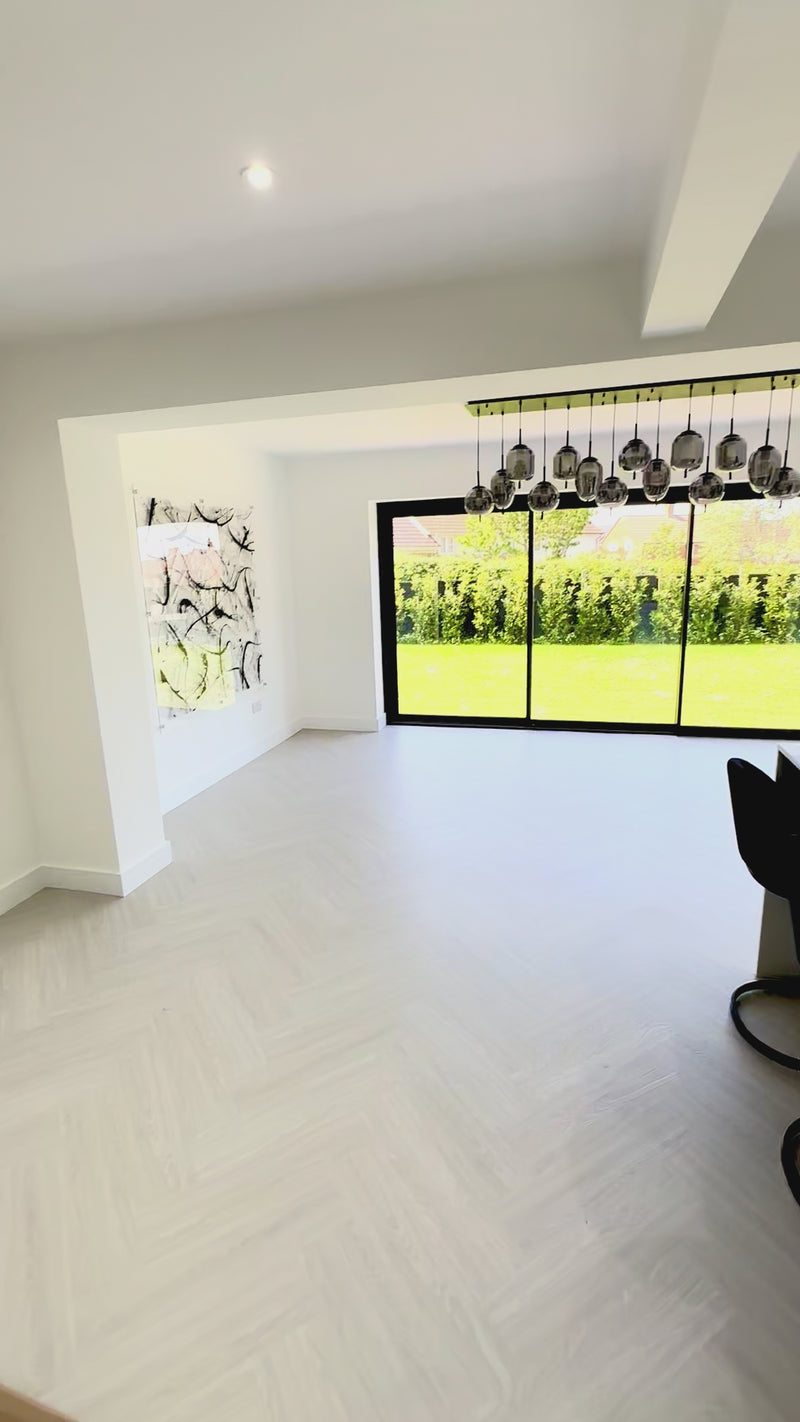 Black, White & Metalic Silver original artwork by Ben Ashford