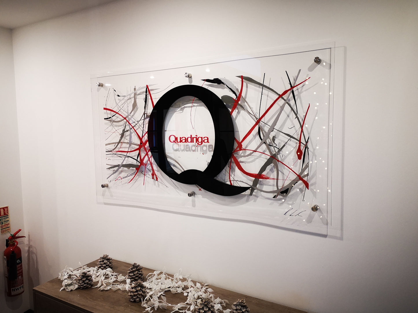 Corporate Wall Art (Customise with Logo and colours)
