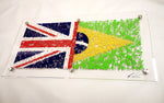 Flag wall art (customisable)