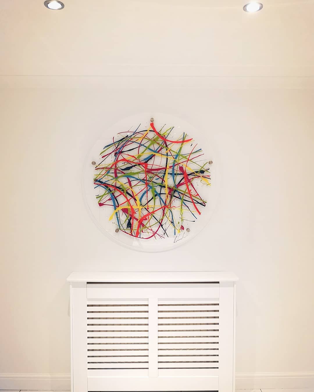 Multi Coloured Circular Art