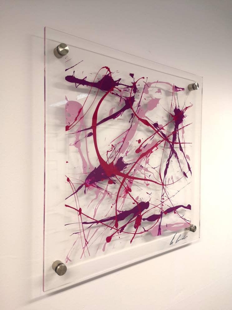 Purple and Pink wall Art