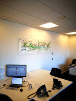 Corporate office artwork (Customise with company logo and colours)